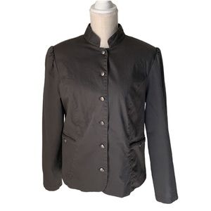 ATTENTION Lightweight Dark Gray Button Down Jacket